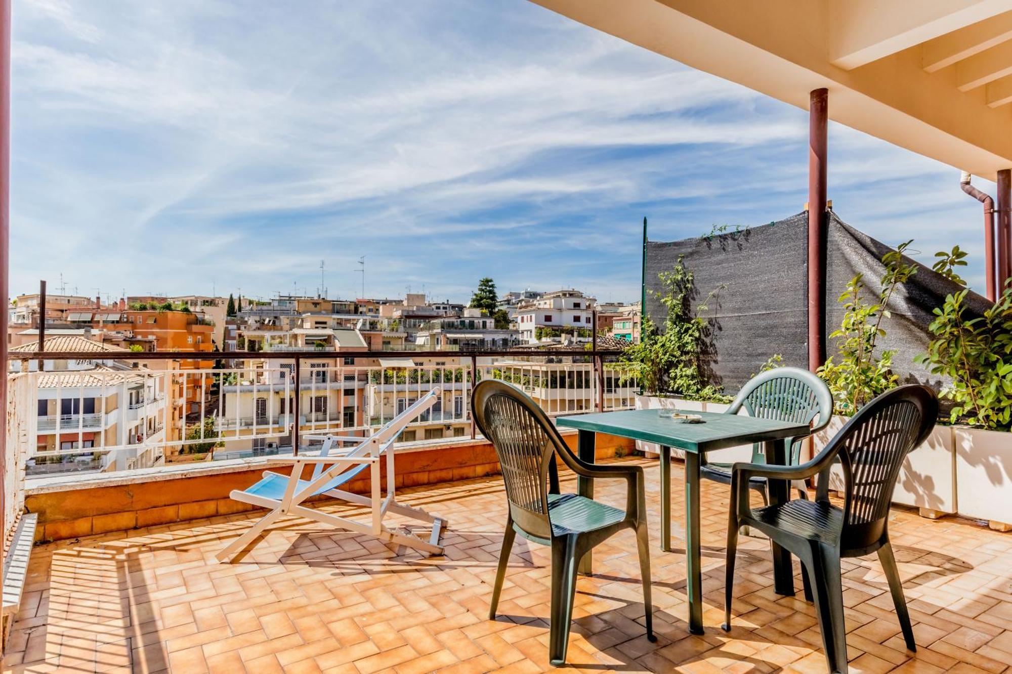 로마 L'Attico Con Terrazza In Corso Francia 아파트 외부 사진