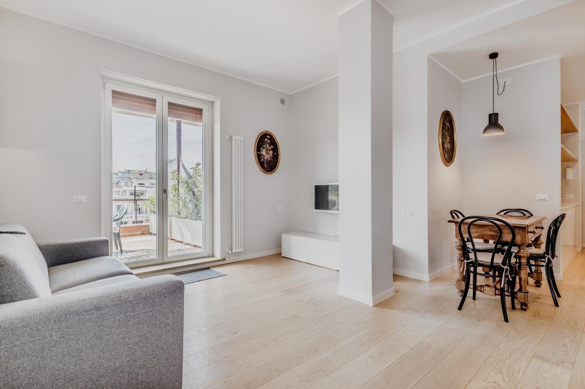 로마 L'Attico Con Terrazza In Corso Francia 아파트 외부 사진